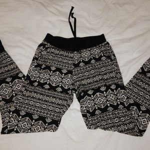 ✮ tribal print joggers ✮